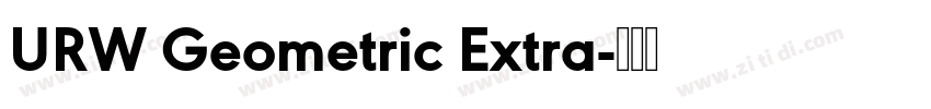 URW Geometric Extra字体转换